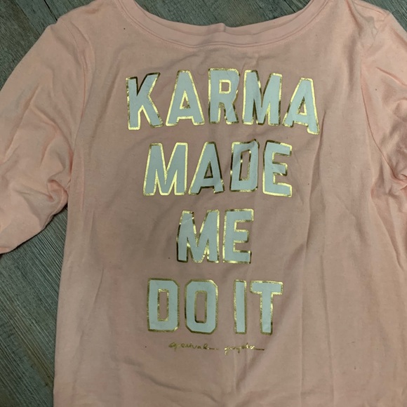 Karma Made Me Do It Long Sleeve Shirt - Picture 5 of 6